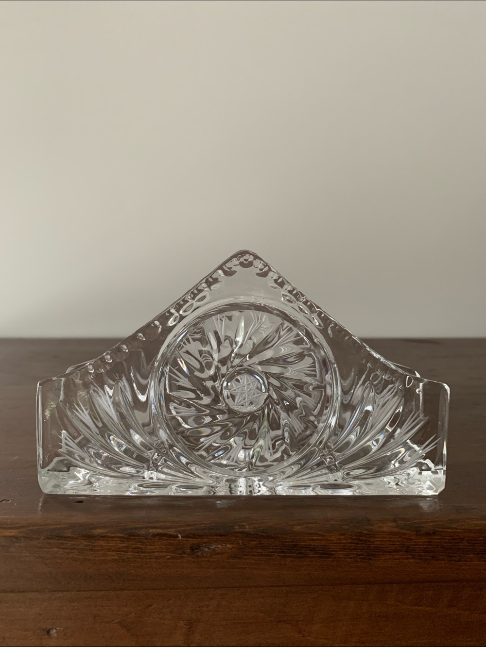 Glass Napkin/Letter Holder